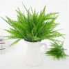 2Pcs Artificial Plants Realistic Plastic Fake Green Plant for Home Decor