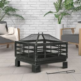 Joseph 24'' H x 26'' W Steel Wood Burning Outdoor Fire Pit