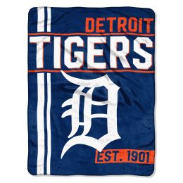 Tigers OFFICIAL Major League Baseball, "Walk Off" 46"x 60" Micro Raschel Throw by The Northwest Company - 1MLB/05903/0011/RET