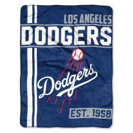 Dodgers OFFICIAL Major League Baseball, "Walk Off" 46"x 60" Micro Raschel Throw by The Northwest Company - 1MLB/05903/0015/RET