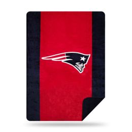 Patriots OFFICIAL Denali Sliver Knit Throw - 1NFL/36100/0076/RET