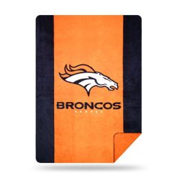 Broncos OFFICIAL Denali Sliver Knit Throw - 1NFL/36100/0004/RET