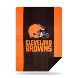 Browns OFFICIAL Denali Sliver Knit Throw - 1NFL/36100/0005/RET