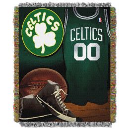 Celtics OFFICIAL National Basketball Association, "Vintage" 48"x 60" Woven Tapestry Throw by The Northwest Company - 1NBA/05102/0002/RET