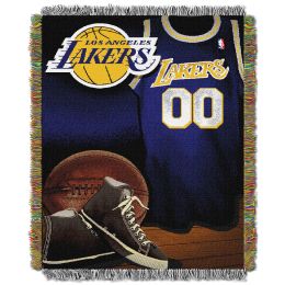 Lakers OFFICIAL National Basketball Association, "Vintage" 48"x 60" Woven Tapestry Throw by The Northwest Company - 1NBA/05102/0013/RET