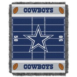 Cowboys OFFICIAL National Football League, "Field" Baby 36"x 46" Triple Woven Jacquard Throw by The Northwest Company - 1NFL/04401/0009/RET