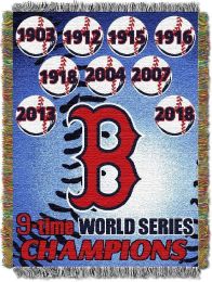 Red Sox CS OFFICIAL Major League Baseball, Commemorative 48"x 60" Woven Tapestry Throw by The Northwest Company - 1MLB/05140/0004/RET