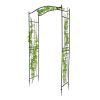 Bridge Roof Wrought Iron Arches Plant Climbing Frame RT