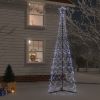 Christmas Cone Tree Cold White 500 LEDs 39.4"x118.1"