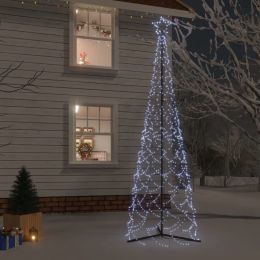 Christmas Cone Tree Cold White 500 LEDs 39.4"x118.1"