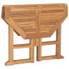 Folding Garden Dining Table 35.4"x35.4"x29.5" Solid Teak Wood