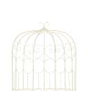 Garden Bench 37.4" Iron Antique White