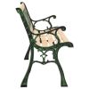 Garden Bench 48" Cast Iron and Solid Firwood