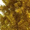 Slim Christmas Tree Gold 70.9"