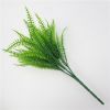 2Pcs Artificial Plants Realistic Plastic Fake Green Plant for Home Decor