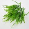 2Pcs Artificial Plants Realistic Plastic Fake Green Plant for Home Decor