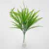2Pcs Artificial Plants Realistic Plastic Fake Green Plant for Home Decor