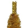 Slim Christmas Tree Gold 70.9"