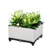 4Pcs Free Splicing Injection Planting Box White