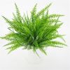2Pcs Artificial Plants Realistic Plastic Fake Green Plant for Home Decor