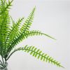 2Pcs Artificial Plants Realistic Plastic Fake Green Plant for Home Decor