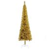 Slim Christmas Tree Gold 70.9"