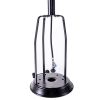 Propane Patio Heater with Wheels Outdoor Heater 47,000BTU Black