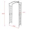 Bridge Roof Wrought Iron Arches Plant Climbing Frame RT