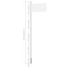 Sectional Flagpole Aluminum 244.1"
