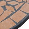 Bistro Table Terracotta 23.6" Mosaic