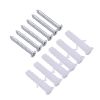 5-Panel Metal Baby Playpen Fireplace Safety Fence, Extra Wide Barrier Gate for Indoor Baby/Pet /Christmas Tree XH