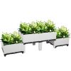 4Pcs Free Splicing Injection Planting Box White