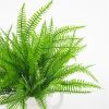 2Pcs Artificial Plants Realistic Plastic Fake Green Plant for Home Decor