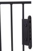 5-Panel Metal Baby Playpen Fireplace Safety Fence, Extra Wide Barrier Gate for Indoor Baby/Pet /Christmas Tree XH