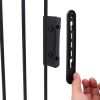 5-Panel Metal Baby Playpen Fireplace Safety Fence, Extra Wide Barrier Gate for Indoor Baby/Pet /Christmas Tree XH