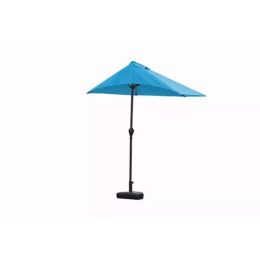 110" X 10" Blue iron Side Wall Umbrella
