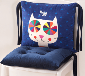 Cartoon Siamese Cushion Back (Color: Cat)