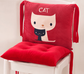 Cartoon Siamese Cushion Back (Color: CAT cat)