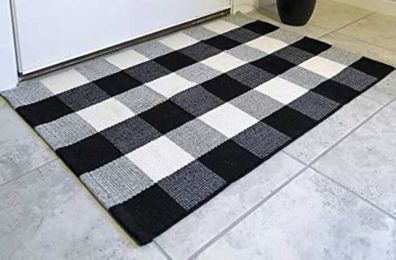 Ethnic Style Handmade Cotton Hemp Retro Mat (Color: 7style)