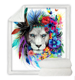 Explosive thickening blanket cotton velvet lazy blanket Napping blanket outdoor blanket (Color: C 20)