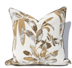 Coffee flower pillow (size: 45x45A)