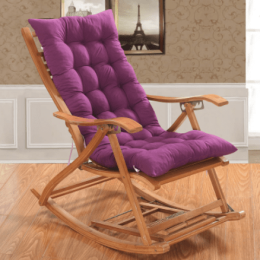 Universal folding seat cushion sofa cushion (Color: Purple)
