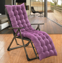 Universal folding seat cushion sofa cushion (Color: Long Purple)