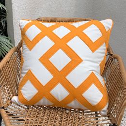 Embroidery double-faced ni embroidery hand-made retro sofa pillow (Color: 8style)