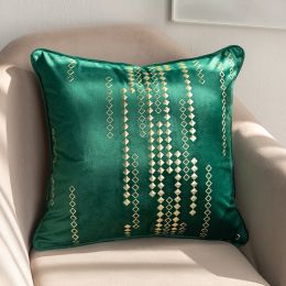 Embroidery double-faced ni embroidery hand-made retro sofa pillow (Color: 4style)