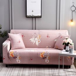 Modern simple printing all-inclusive sofa cover (Color: D)