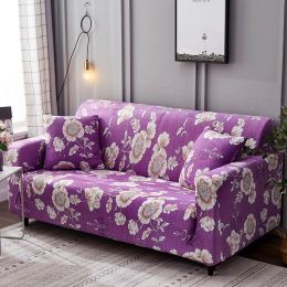 Modern simple printing all-inclusive sofa cover (Color: A)