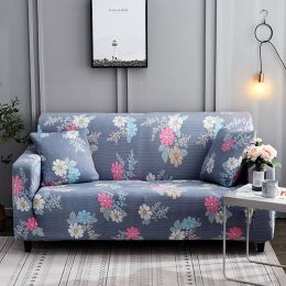 Modern simple printing all-inclusive sofa cover (Color: F)