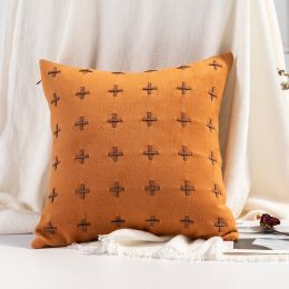 Embroidery double-faced ni embroidery hand-made retro sofa pillow (Color: 12style)