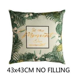 Madagascar, Jungle Animal Cushion Cover in Lush Green (Color: D)
